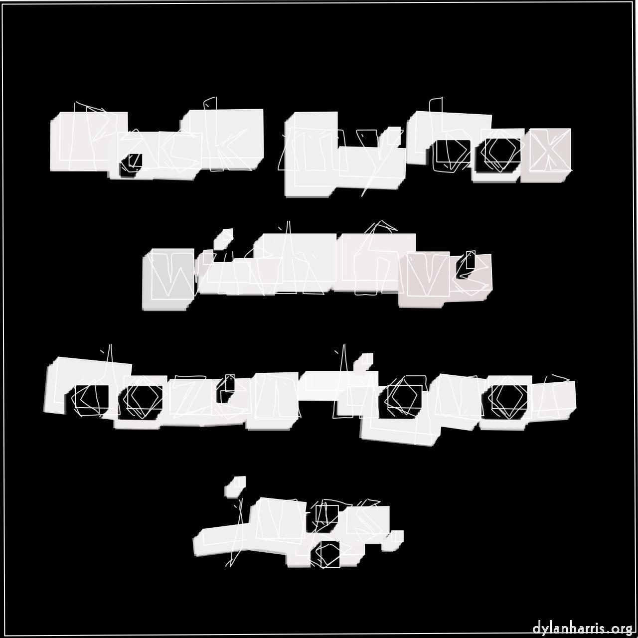 image: abstract :: min rect with edging