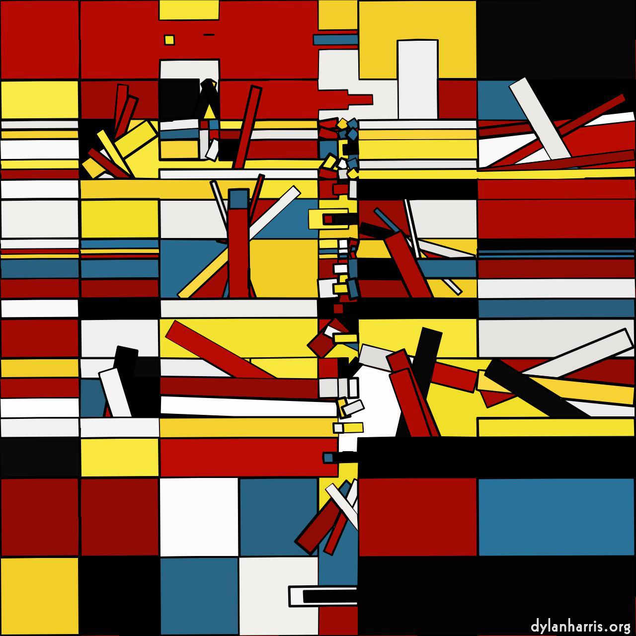 Image: abstract :: mondrian palettise rotate