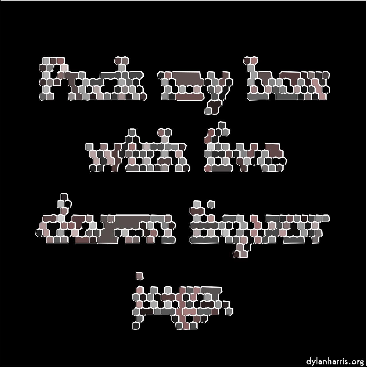 image: blocks and tiling :: chunky outline 4