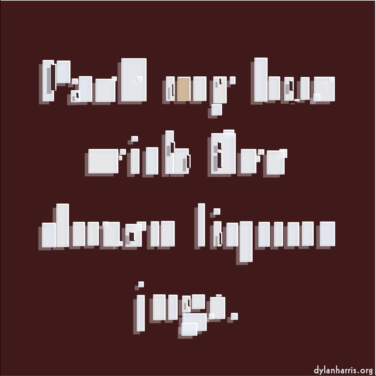 image: blocks and tiling :: chunky outline palette colour 3