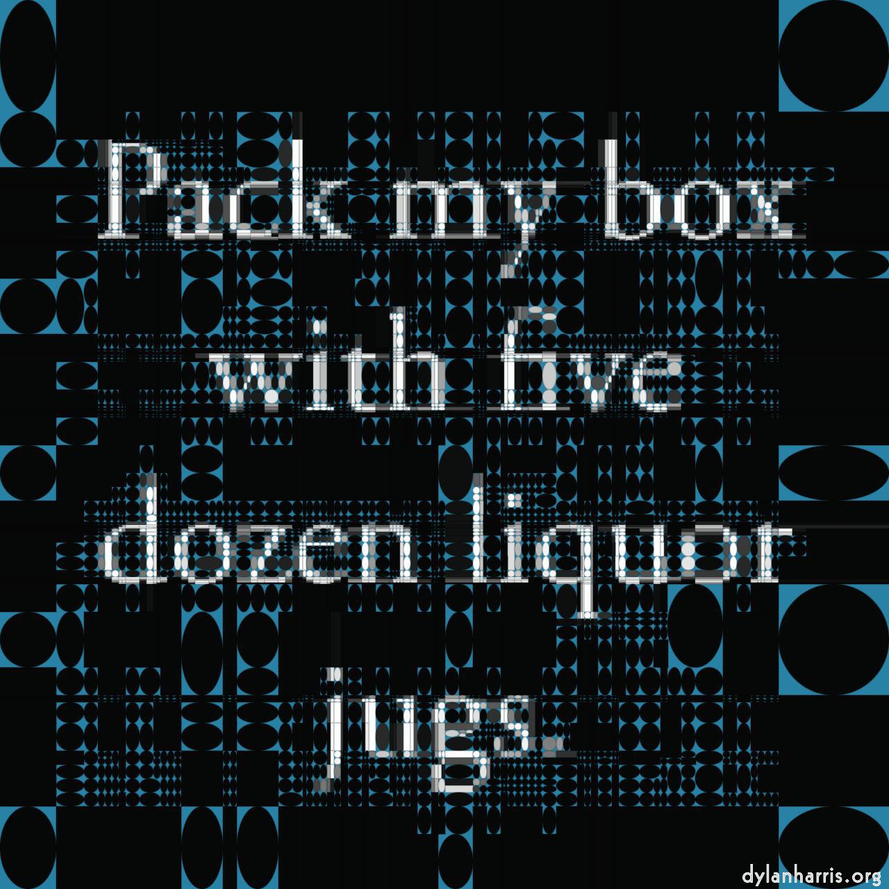 Image: image patterns and shapes :: mixed shapes on source colour background 2