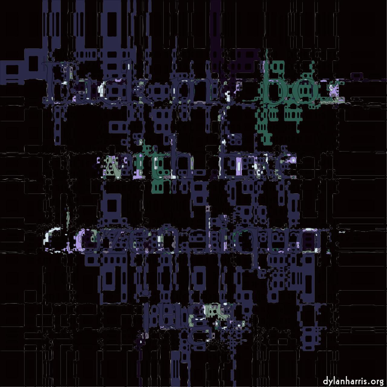 Image: image patterns and shapes :: truchet with palette colour