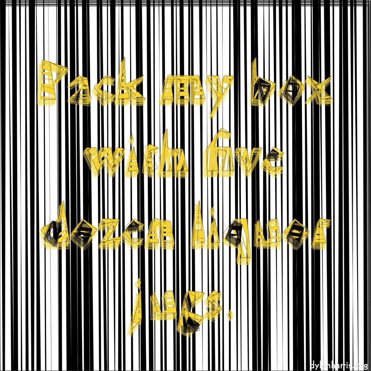 Image: line screens - blocks prints :: bold jitter palettise with rim diffusion