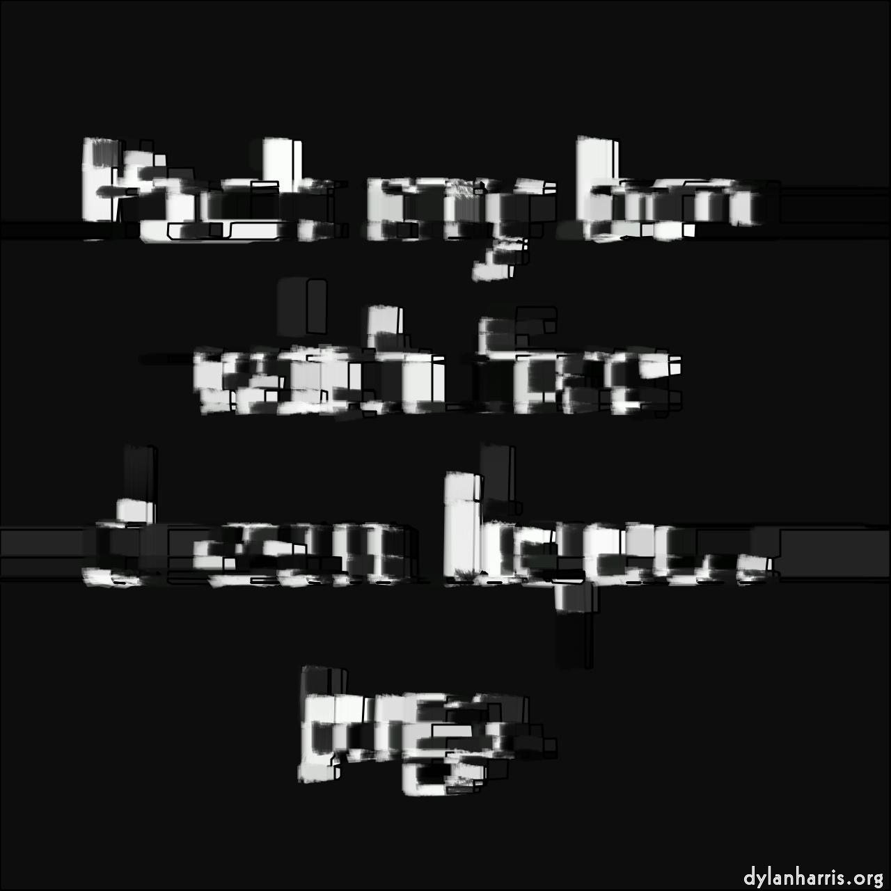 Image: mosaic :: grid with paint