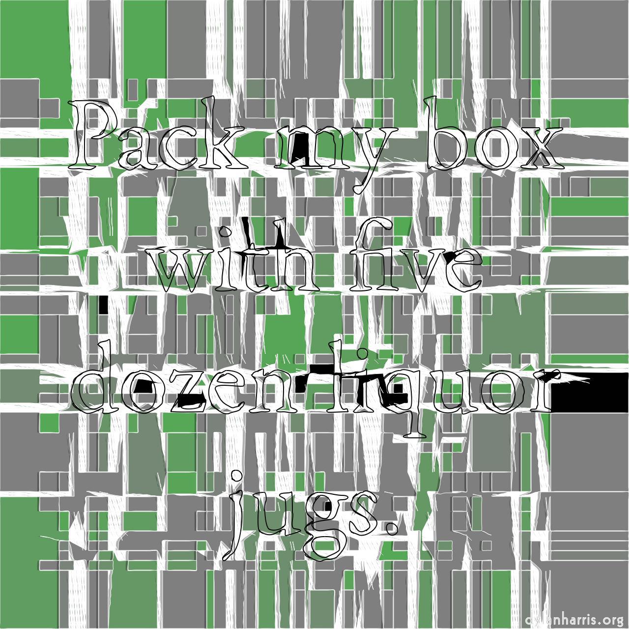 image: mosaic :: grid with shadow