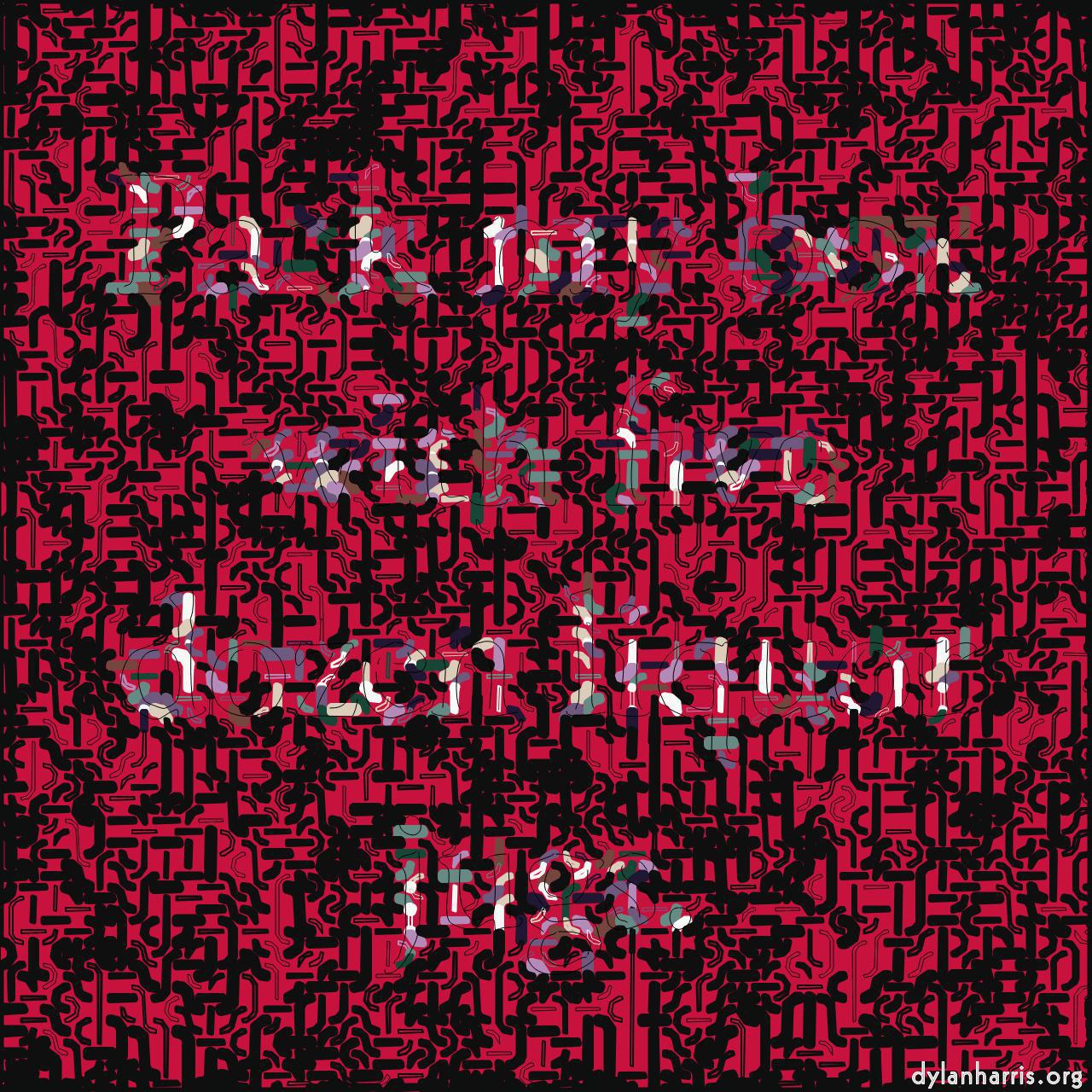 Image: mosaic :: truchet palettise with source colour background