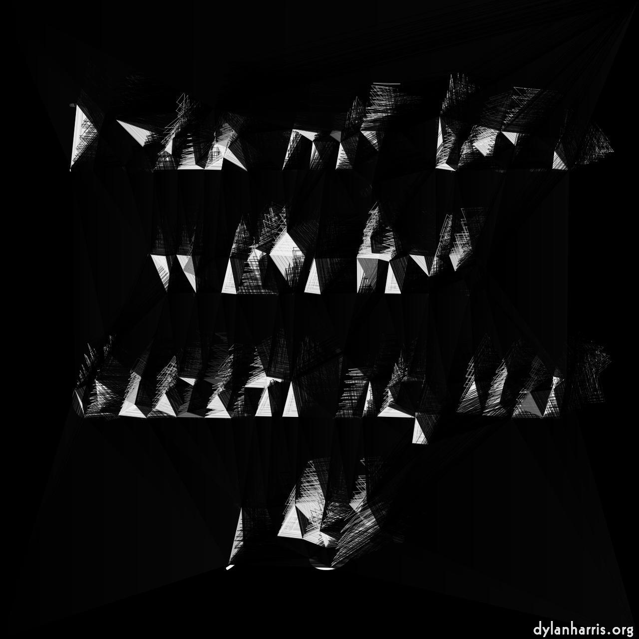 Image: triangular abstract :: edge diffusion 2