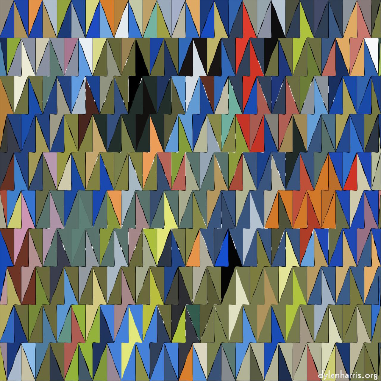 Image: triangular abstract :: intelocking source palette