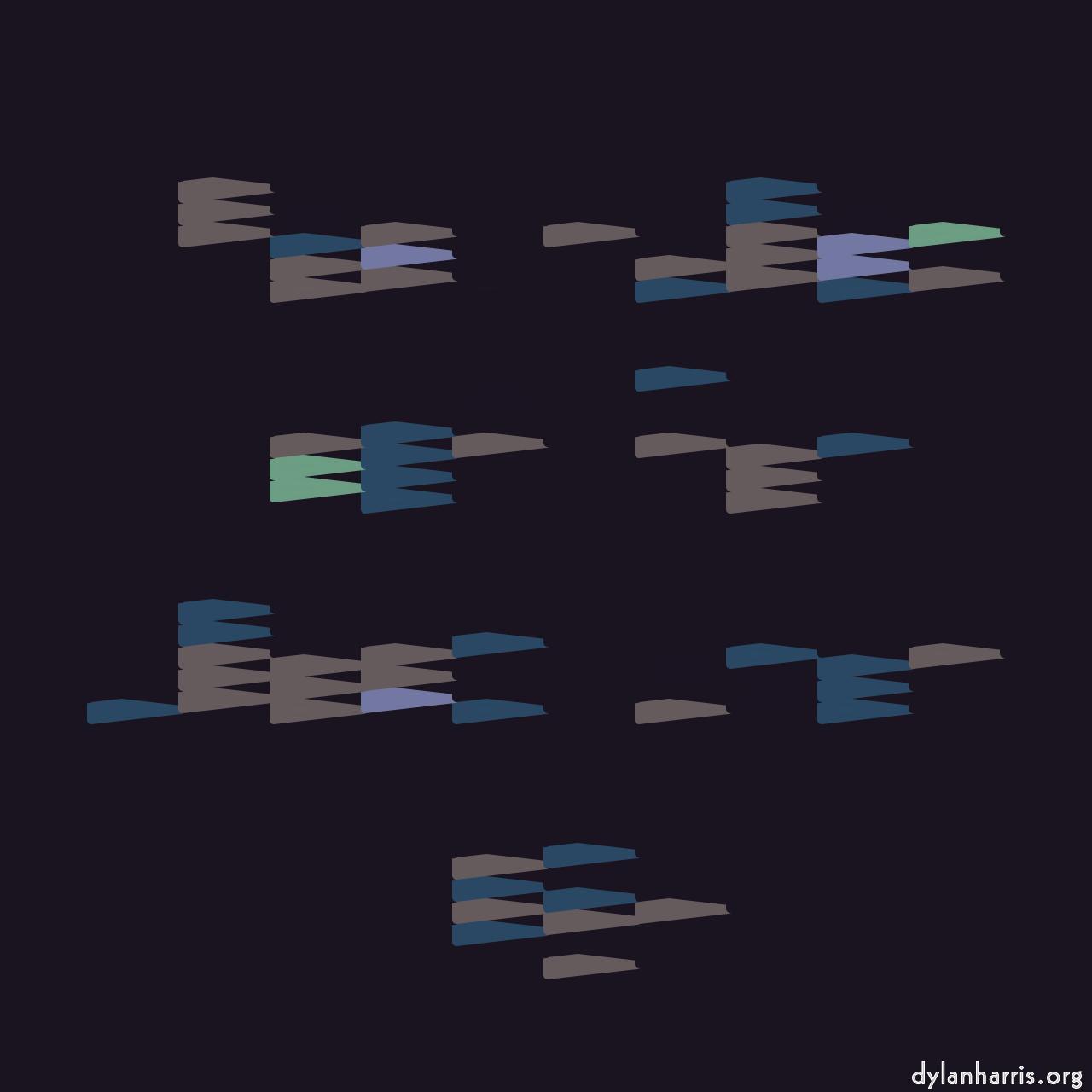 image: triangular abstract :: point triangle palettise