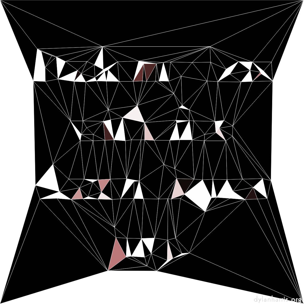 image: triangular - adjust detail in editor :: flat with white outline