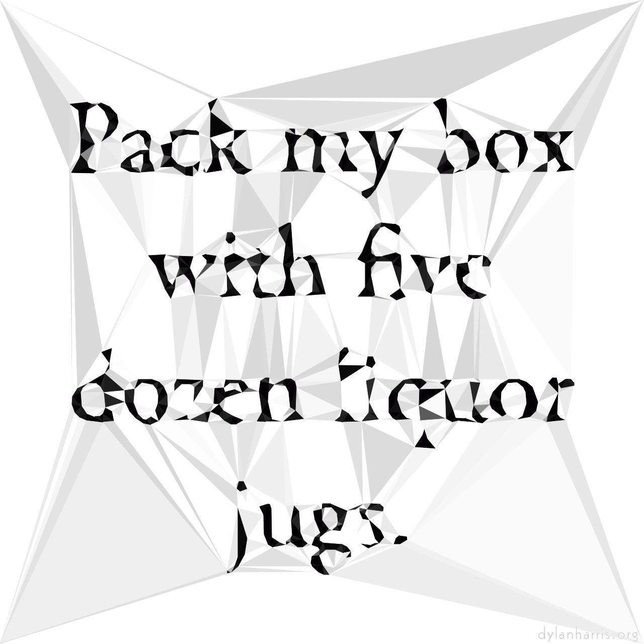 image: triangular - adjust detail in editor :: visual simplify invert