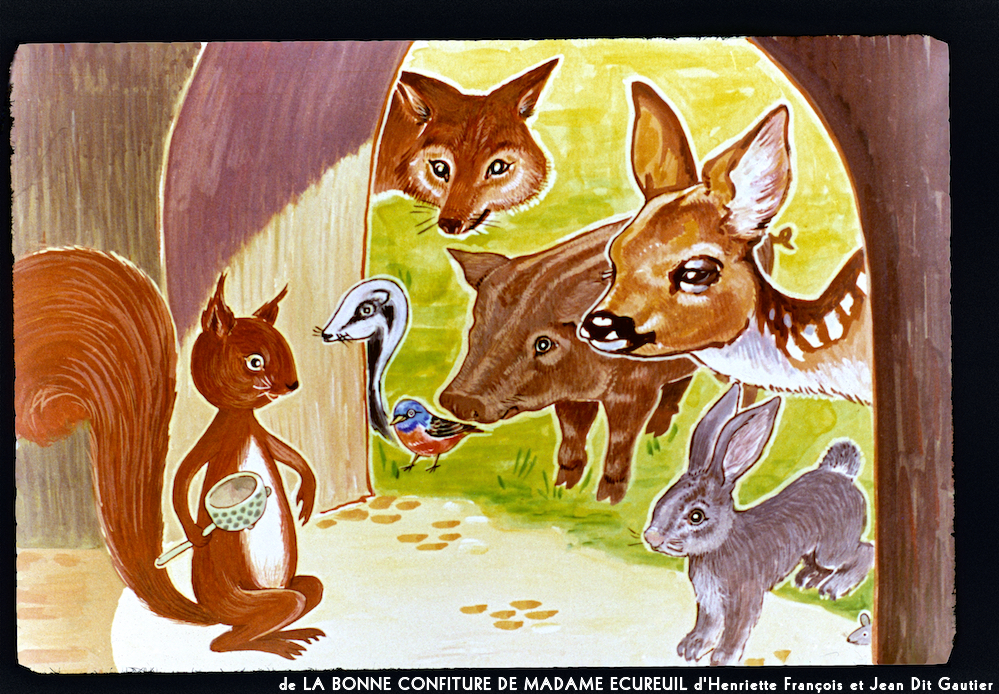 image: Voici ‘la bonne confiture de madame ecureuil 9’.