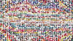 Fourth of 'reflets — paint synthesiser classic — 3.5 collection abstraction 1'.