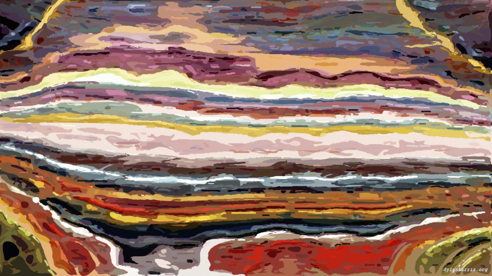 Image 'reflets — paint action sequence — abstraction 1 2'.