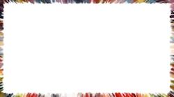 Third of 'reflets — paint synthesiser classic — speciality borders 3'.