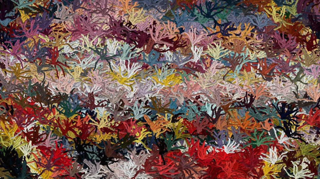 Image 'reflets — paint synthesiser classic — 2.0 collection branchy filaments 1 1'.