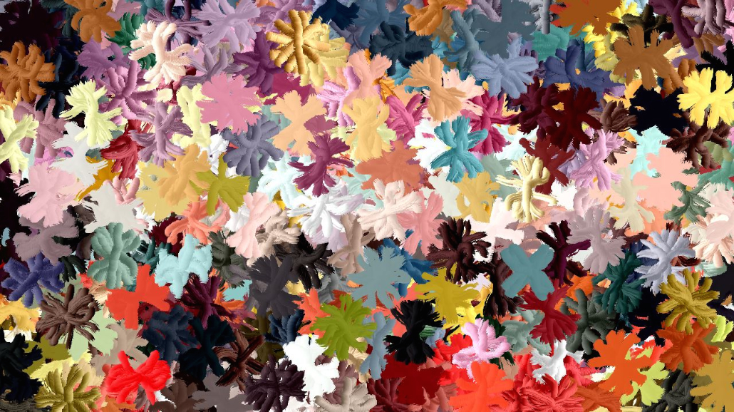 Image 'reflets — paint synthesiser classic — 2.0 collection branchy filaments 1 6'.