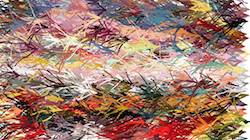 Second of 'reflets — paint synthesiser classic — 2.0 collection branchy filaments 1'.