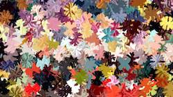 Sixth of 'reflets — paint synthesiser classic — 2.0 collection branchy filaments 1'.