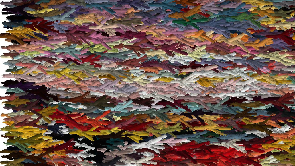 Image 'reflets — paint synthesiser classic — 2.0 collection branchy filaments 2 4'.