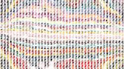 Sixth of 'reflets — paint synthesiser classic — speciality background texture examples 1'.