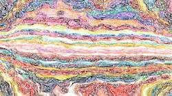 Seventh of 'reflets — paint synthesiser classic — speciality background texture examples 2'.