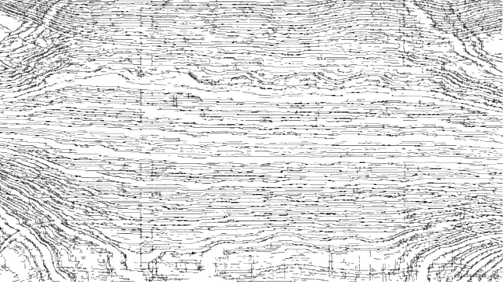 Image 'reflets — paint action sequence — bw sketch examples 1 4'.