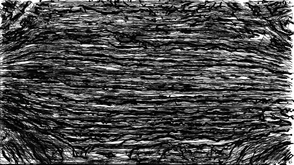 Image 'reflets — paint action sequence — BW sketch ideas 2 2'.