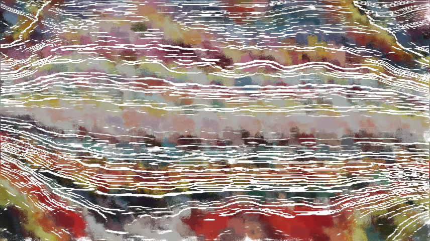 Image 'reflets — paint synthesiser classic — cd hand drawn media dry media charcoal 2'.