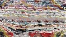 Second of 'reflets — paint synthesiser classic — cd hand drawn media dry media charcoal'.