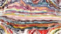 First of 'reflets — paint synthesiser classic — cd hand drawn media dry media drawing 2'.