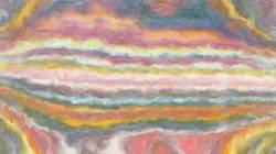 Eighth of 'reflets — paint synthesiser classic — cd hand drawn media dry media pastel'.