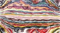 Third of 'reflets — paint synthesiser classic — cd hand drawn media dry media pencils 1'.