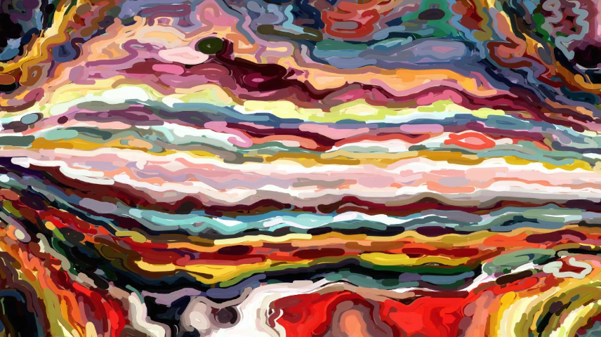 Image 'reflets — paint synthesiser classic — cd hand drawn media graphic media ink 1 6'.