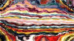 Second of 'reflets — paint synthesiser classic — cd hand drawn media graphic media ink 1'.