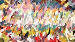 Fourth of 'reflets — paint synthesiser classic — cd hand drawn media graphic media ink 1'.