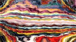 Eighth of 'reflets — paint synthesiser classic — cd hand drawn media graphic media ink 1'.