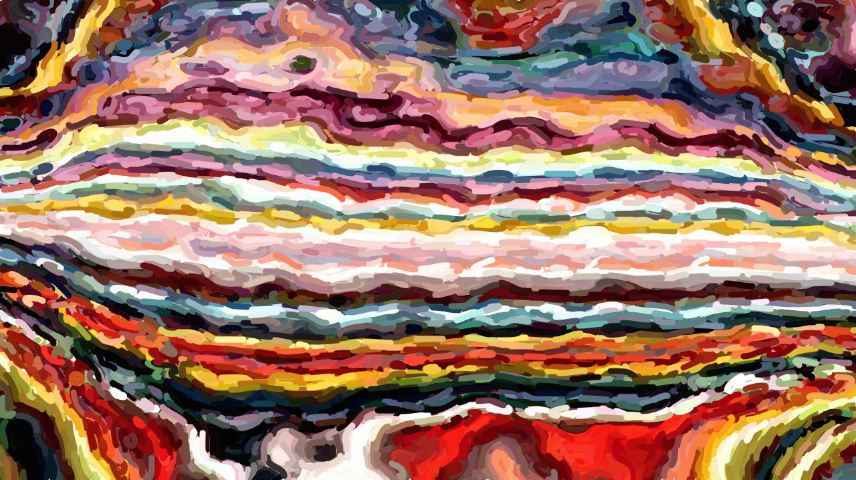 Image 'reflets — paint synthesiser classic — cd hand drawn media graphic media ink 2 2'.