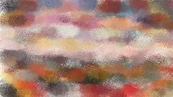 Third of 'reflets — paint synthesiser classic — cd hand drawn media textured media textured 2'.