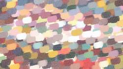 Eighth of 'reflets — paint synthesiser classic — cd hand drawn media wet media acrylic 1'.