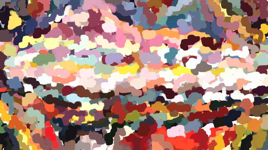 Image 'reflets — paint synthesiser classic — cd hand drawn media wet media marker 1'.