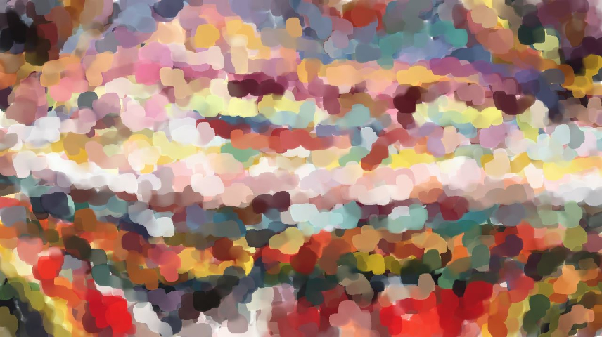 Image 'reflets — paint synthesiser classic — cd hand drawn media wet media marker 3'.