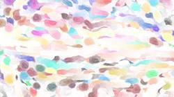 Sixth of 'reflets — paint synthesiser classic — cd hand drawn media wet media oil 1'.