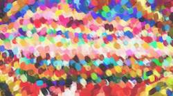 Eighth of 'reflets — paint synthesiser classic — cd hand drawn media wet media oil 2'.