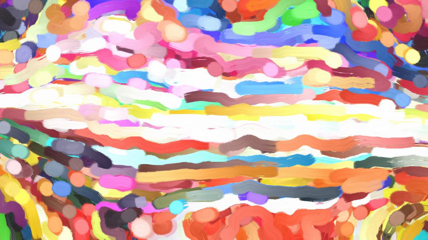 Image 'reflets — paint synthesiser classic — cd hand drawn media wet media oil 3 4'.