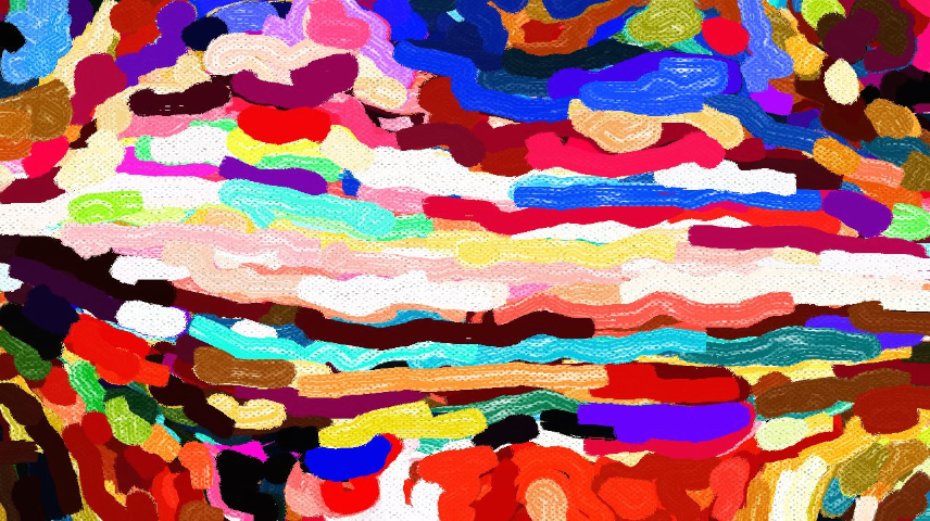 Image 'reflets — paint synthesiser classic — cd hand drawn media wet media oil 4 3'.