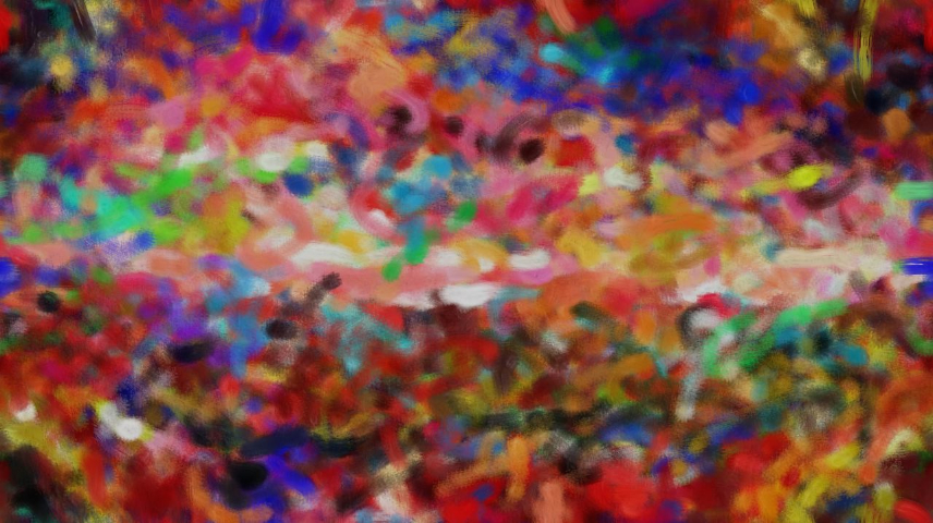 Image 'reflets — paint synthesiser classic — cd hand drawn media wet media oil 5 8'.