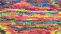 Fourth of 'reflets — paint synthesiser classic — cd hand drawn media wet media sami 1'.