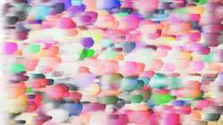 Sixth of 'reflets — paint synthesiser classic — cd hand drawn media wet media sami 1'.