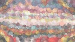 Sixth of 'reflets — paint synthesiser classic — cd hand drawn media wet media watercolour 1'.